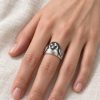 Stainless Steel Textured Penguin Ring