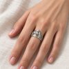 Silver-Plated Sculpted Sea Lion Ring