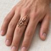 Silver-Plated Octopus Wrap Ring