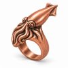 Silver-Plated Octopus Wrap Ring