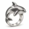 25 Orca Ocean Ring Silver-Plated Orca Ring