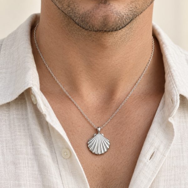 Stainless Steel Seashell Necklace