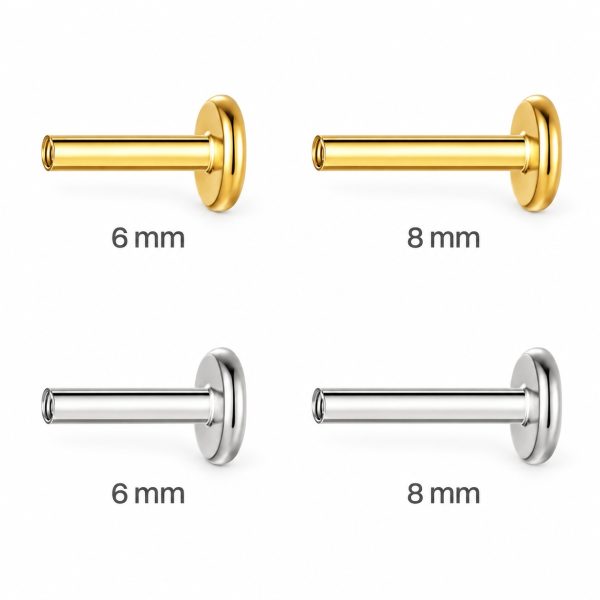 Gold-Tone Hammerhead Shark Flat Back Stud Earrings